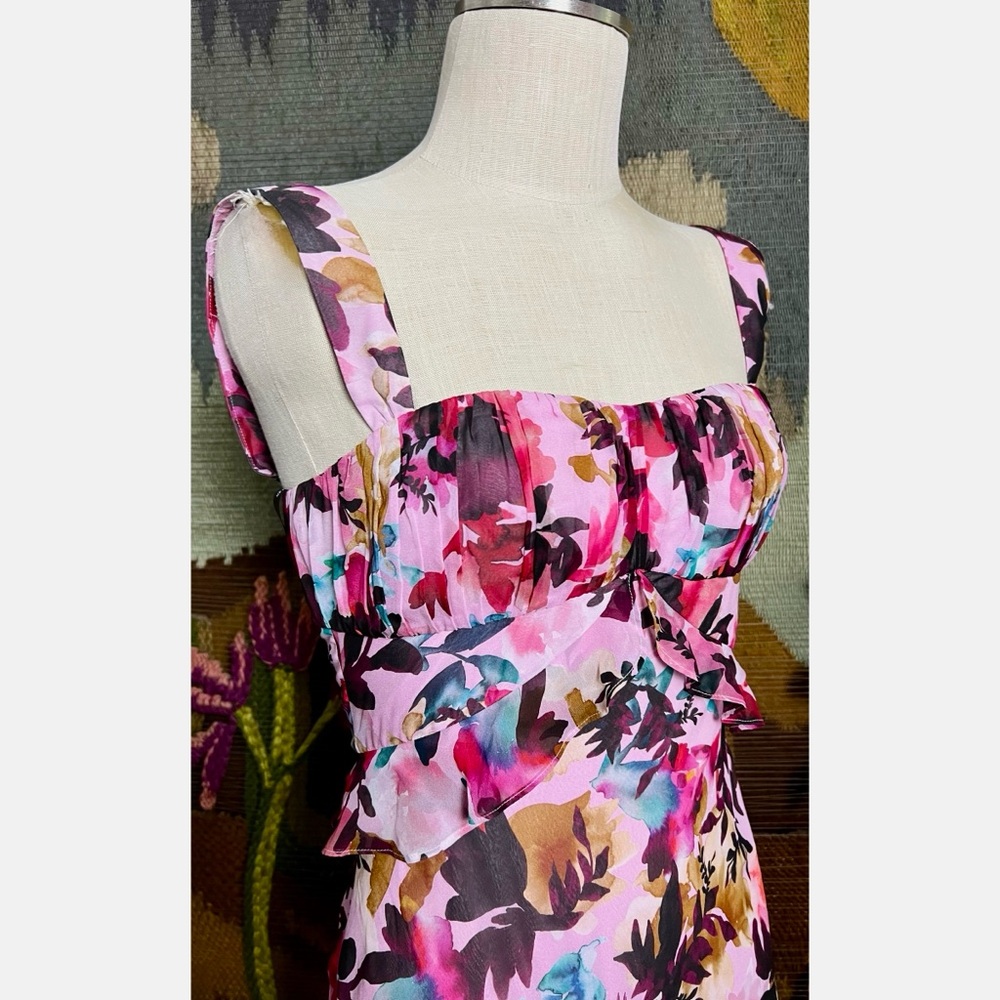 Saloni Chandra Georgette Dress 6 - Picture 3 of 16